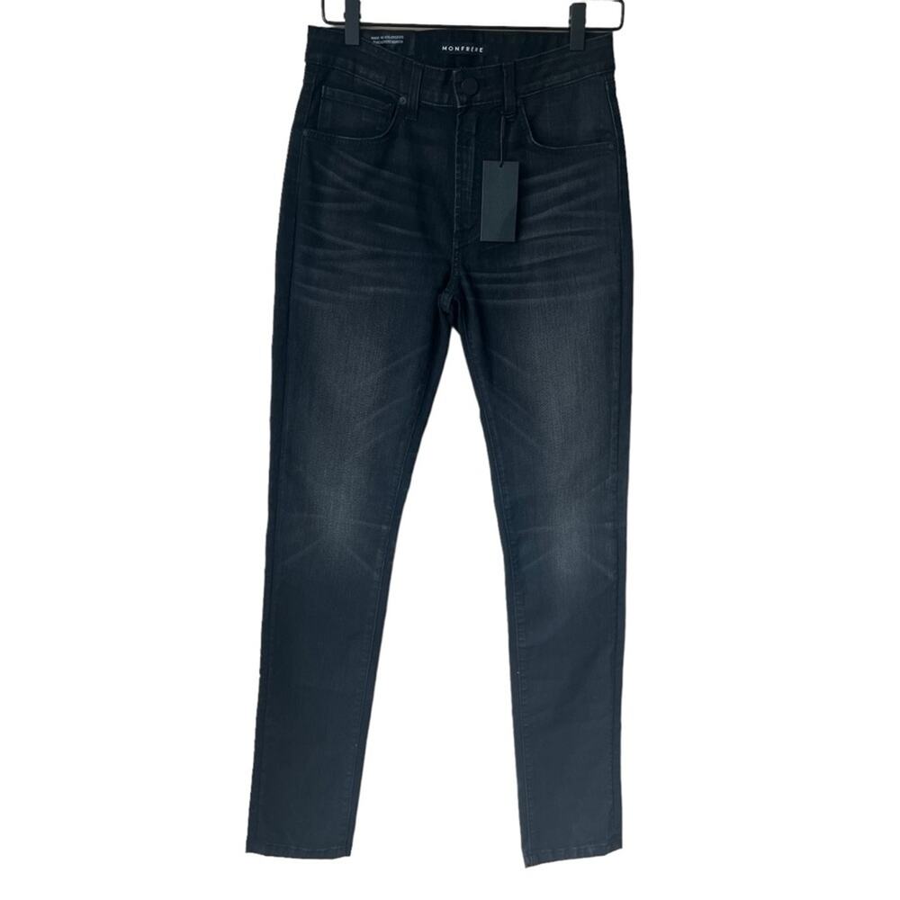 Monfrere men’s black skinny jeans NWT Size 30